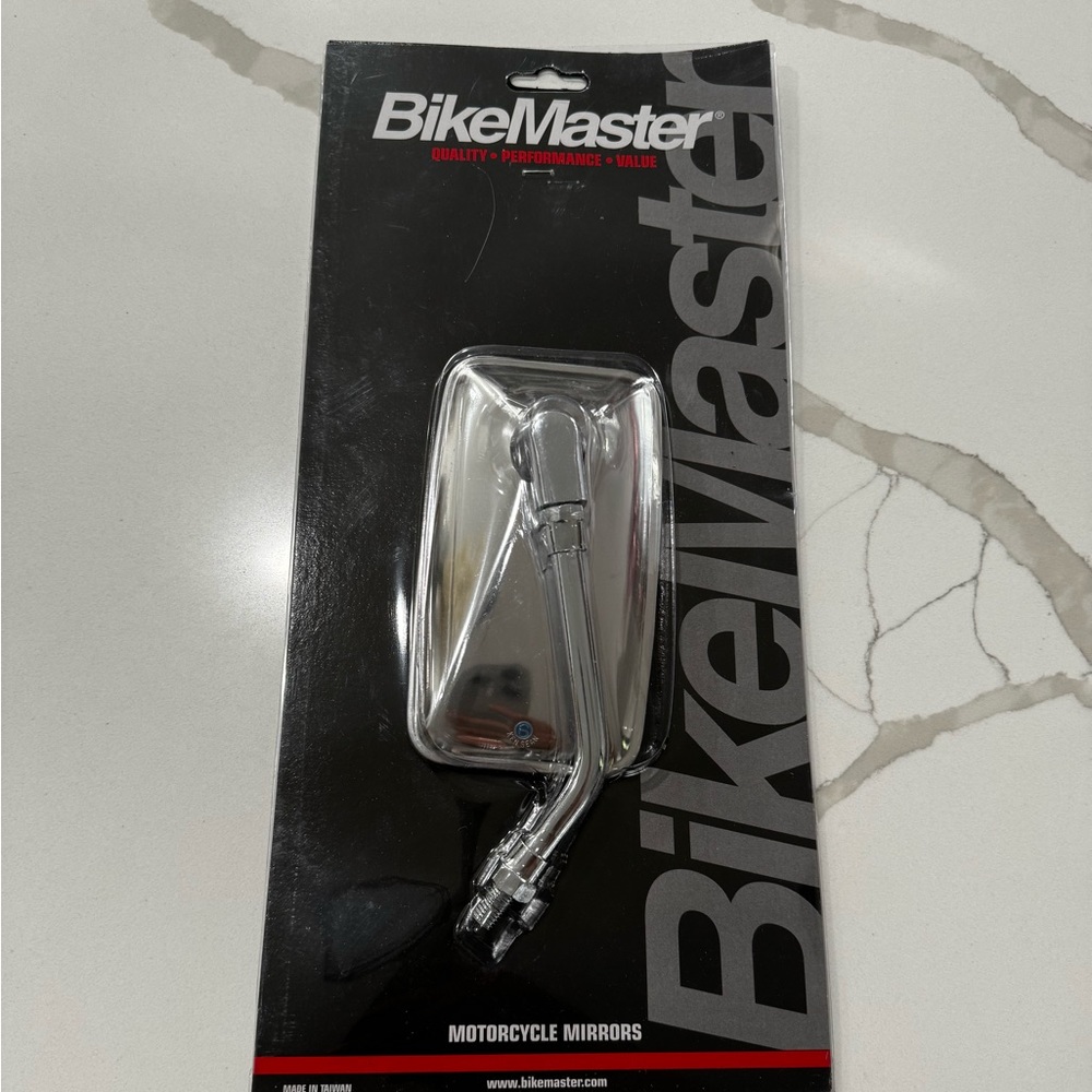 MIRROR CHROME BIKEMASTER YAMAHA CRUISER R-RT/ #601126 BRAND NWT
